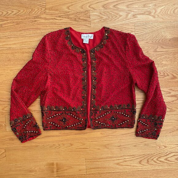 Vintage Laurence Kazar red jacket - Picture 1 of 7